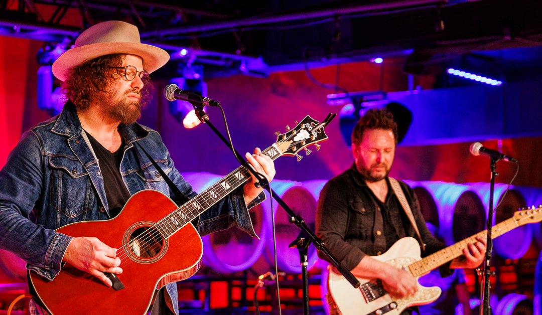 Michael Glabicki of Rusted Root with Dirk Miller